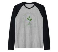 Propulsé par Les Plantes, Pas la Douleur Manche Raglan