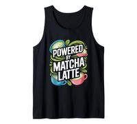 Propulsé par Matcha Latte Whimsical Cup Art Débardeur
