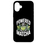 Propulsé par Matcha Leafy Cup Tea Boost Coque pour iPhone 16 Plus