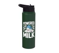 Propulsé par Milk Cute Cartoon Splash Stainless Steel Insulated Water Bottle