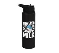 Propulsé par Milk Cute Cartoon Splash Stainless Steel Insulated Water Bottle