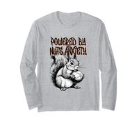 Propulsé par Nuts and Anxiety Funny Squirrel Mental Health Manche Longue
