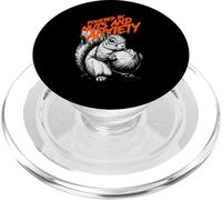 Propulsé par Nuts and Anxiety Funny Squirrel Mental Health PopSockets PopGrip pour MagSafe
