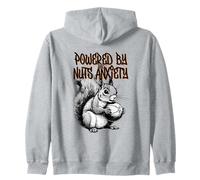Propulsé par Nuts and Anxiety Funny Squirrel Mental Health Sweat à Capuche