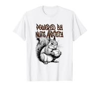 Propulsé par Nuts and Anxiety Funny Squirrel Mental Health T-Shirt