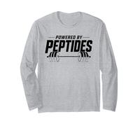 Propulsé par Peptides Stack Biohacker Fitness Aging Gym Bro Manche Longue