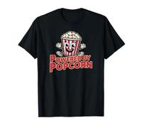 Propulsé par Popcorn Funny Movie Snack Lover Design T-Shirt