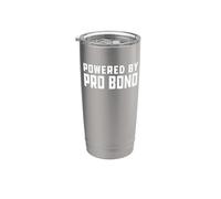 Propulsé par Pro Bono Gobelet isotherme en acier inoxydable double paroi