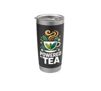 Propulsé par Tea Cup Leaves Art Zen Gobelet isotherme en acier inoxydable double paroi