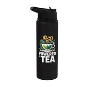 Propulsé par Tea Cup Leaves Art Zen Stainless Steel Insulated Water Bottle