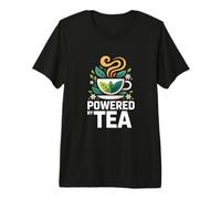 Propulsé par Tea Cup Leaves Art Zen T-Shirt Haut de Gamme