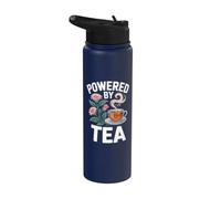 Propulsé par Tea Floral Steam Cup Art Stainless Steel Insulated Water Bottle