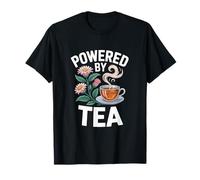 Propulsé par Tea Floral Steam Cup Art T-Shirt