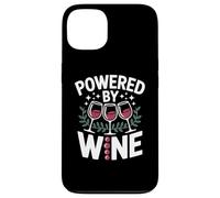 Propulsé par Wine with Glasses Cheers Coque pour iPhone 13