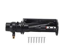 Propulseur de Jet de Pompe, Jet servo de Puissance de l'eau Turbo 6-12V sans Fil pour l'accessoire modèle de Bateaux RC(Noir)