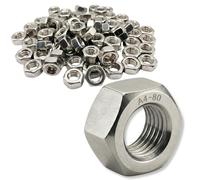 PRORAJE Ecrou M8 INOX A4 Hexagonal HU Nut Ø 8mm, LOT DE 20 Pcs