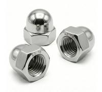 PRORAJE® Écrous Borgnes Inox M6 (Lot de 20) | Écrou Borgne Hexagonal DIN 1587 | Acier Inoxydable A2-070 (V2A/AISI 304) | Dôme Protection vis Ø 6mm