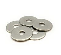 PRORAJE Rondelles métal M12 Inox Ø extérieur 40 mm | Rondelle plate extra large M12x40mm | Acier inoxydable A2 (V2A/304) norme NFE 25513 LL | Bois/Metal/Ecrous/Vis/etc : LOT DE 5 Pcs