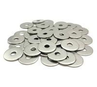 PRORAJE Rondelles métal M3 Inox Ø extérieur 12 mm | Rondelle plate large M3x12mm | Acier inoxydable A2 (V2A/304) norme NFE 25514 L | Bois/Metal/Ecrous/Vis/etc : LOT DE 50 Pcs