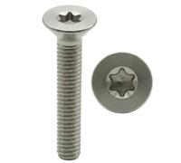 PRORAJE Vis INOX M5x20 mm tête fraisée TORX Ø 5x20 mm | Vis M5 x 20mm Empreinte TX25 | Acier Inoxydable A2-70 (V2A/304) | ISO 14581 : LOT DE 5 Pcs