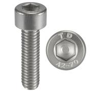 PRORAJE Vis M2,5x8 mm INOX A2 Tête Cylindrique Ø 2,5x8 mm, LOT DE 50 Pcs