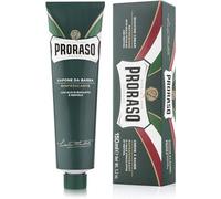 Proraso Crème à Raser Rafraîchissante, Eucalyptus & Menthol, 150 ml | Mousse riche pour rasage de près, Saponification à chaud, Sans parabènes ni silicones, Testé dermatologiquement