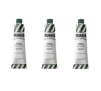 Proraso Crème de Rasage Tube Vert Eucalyptus & Menthol 150ml 3xPACK Trio Triple