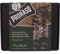Proraso Duo Cypress & Vetyver shampooing à barbe 200 ml + huile à barbe 30 ml coffret cadeau