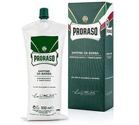 Proraso Lot de 3 tubes de savon à raser à l'huile d'eucalyptus et menthol 500 ml