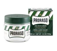 PRORASO Lot de 6 pots de crème avant-rasage à l’huile d'eucalyptus et au menthol Vert 100 ml