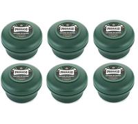 Proraso Lot de 6 pots de savon à barbe de 150 ml à l’huile d’eucalyptus et au menthol - Produit italien