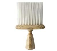 Proraso Brosse à nuque pour homme - Plumeau barbier - Blanc