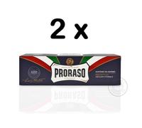 Proraso Rasage Crème Tube Bleu/Protection Aloés & Vitamine E 150ml 2XPACK Double