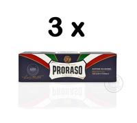 Proraso Rasage Crème Tube Bleu/Protection Aloés & Vitamine E 150ml 3XPACK Triple