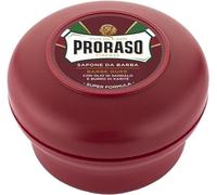 Proraso Savon à Barbe en Bol, Bois de Santal & Karité, 150 ml | Barbes dures, Mousse riche & crémeuse, Procédé saponification à chaud, Apaise & protège la peau, Fabriqué en Italie