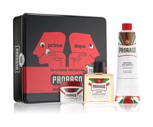 Proraso Set Whole Routie kit de rasage pour homme Red