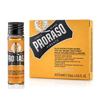 Proraso Hot Oil Beard Treatment, bois et épices 4x17 ml