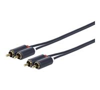 Prorcarca0.5 Cable De Audio 0.5 M 2 X Rca Noir - Vivolink