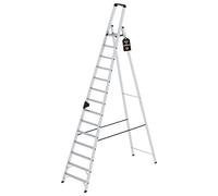 PROREGAL Escabeau à 14 marches | 1 côté | Escabeau télescopique | Escabeau double échelle