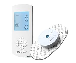 prorelax TENS/EMS Duo Comfort Wireless | Appareil d'électrostimulation sans fil | 2 thérapies avec un appareil | Thérapie naturelle contre les douleurs chroniques et pour le développement musculaire