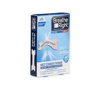 BesserAtmen Bandelettes nasales Breathe Right Original – Taille Large, couleur peau, 10 pièces