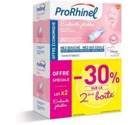 Prorhinel Embouts Jetables Mouche Bébé x20, Embouts Souples, Pour Nez Bouché et Qui Coule, Doux Hygiénique, Lot de 2x2011
