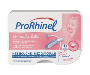 ProRhinel Mouche Bébé + 2 Embouts Souples À Usage Unique Souples 1 Set