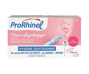 ProRhinel Sérum Physiologique Unidoses Stériles 30x5ml