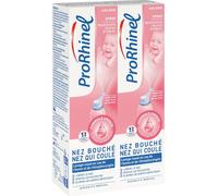 PRORHINEL Spray nasal de lavage pour nez bouché - 2 x 100 ml