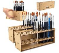 PROSCALE Station organisateur pour pinceaux modélisme maquette. Brush support de rangement pinceaux en bois art warhammer porte-pinceaux brush station