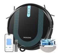 Proscenic 850T Aspirateur Robot Laveur 3000Pa, Robot Aspirateur aspiration puissante 120min d'Autonomie, 7.3cm Ultra-Mince Silencieux,Connecté par Alexa/APP/IFTTT, Pour Poils Animaux Tapis Sols Durs