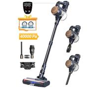 Proscenic Aspirateur balai sans fil P11 Lite -Aspiration puissante 40kPa - 50 min d'autonomie - Écran tactile LED - Pivot