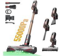 Proscenic aspirateur balai sans fil P11 Ultra-Aspiration 55 kPa-Brosse Anti-Emmêlement - Pivot flexible à 180°- Design Autonome