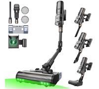 Proscenic - Aspirateur balai sans fil P20- Sec/Humide OnePass - 70kPa- 70 Min Batterie Amovible - Tube Pliable à 180°